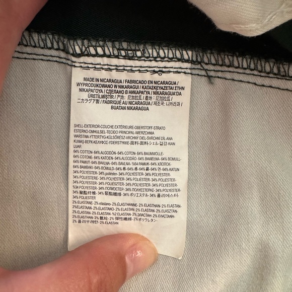 Men’s Vans Authentic Chino Shorts Green Size 36 - Picture 5 of 5